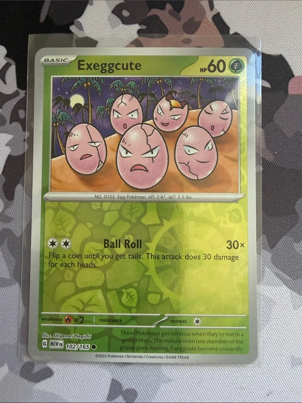 Exeggcute & Exeggutor Pokémon Evolution Lot | 6 Holo Reverse Holo Cards ✨5/$25✨